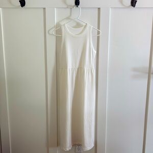 A new day white tank midi dress